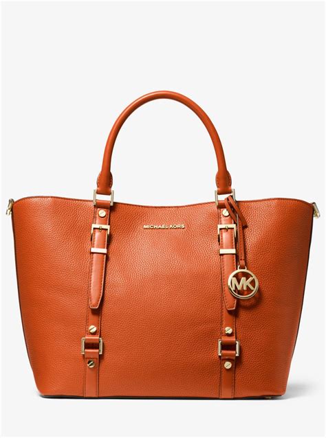 michael kors bedford large tote|michael kors pebble leather tote.